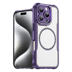 Sleek Carbon Fibre Matte Protective Case with Full Lens Coverage & Magsafe Compatibility - iPhone 13 Pro(6.1
