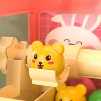 Household Claw Game Console Children's Toys Mini Clamp Doll Machine Puzzle Interaction Sporting Facilities Adjustable Gift Boys 2