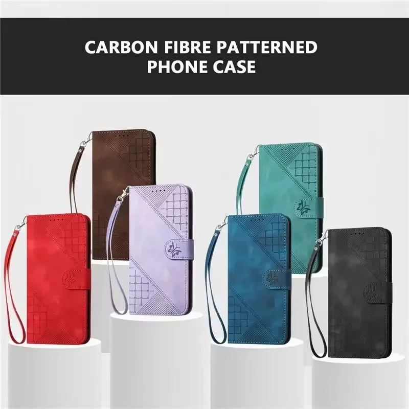 Floral Leather Wallet Flip Cover Phone Case with Card Slots