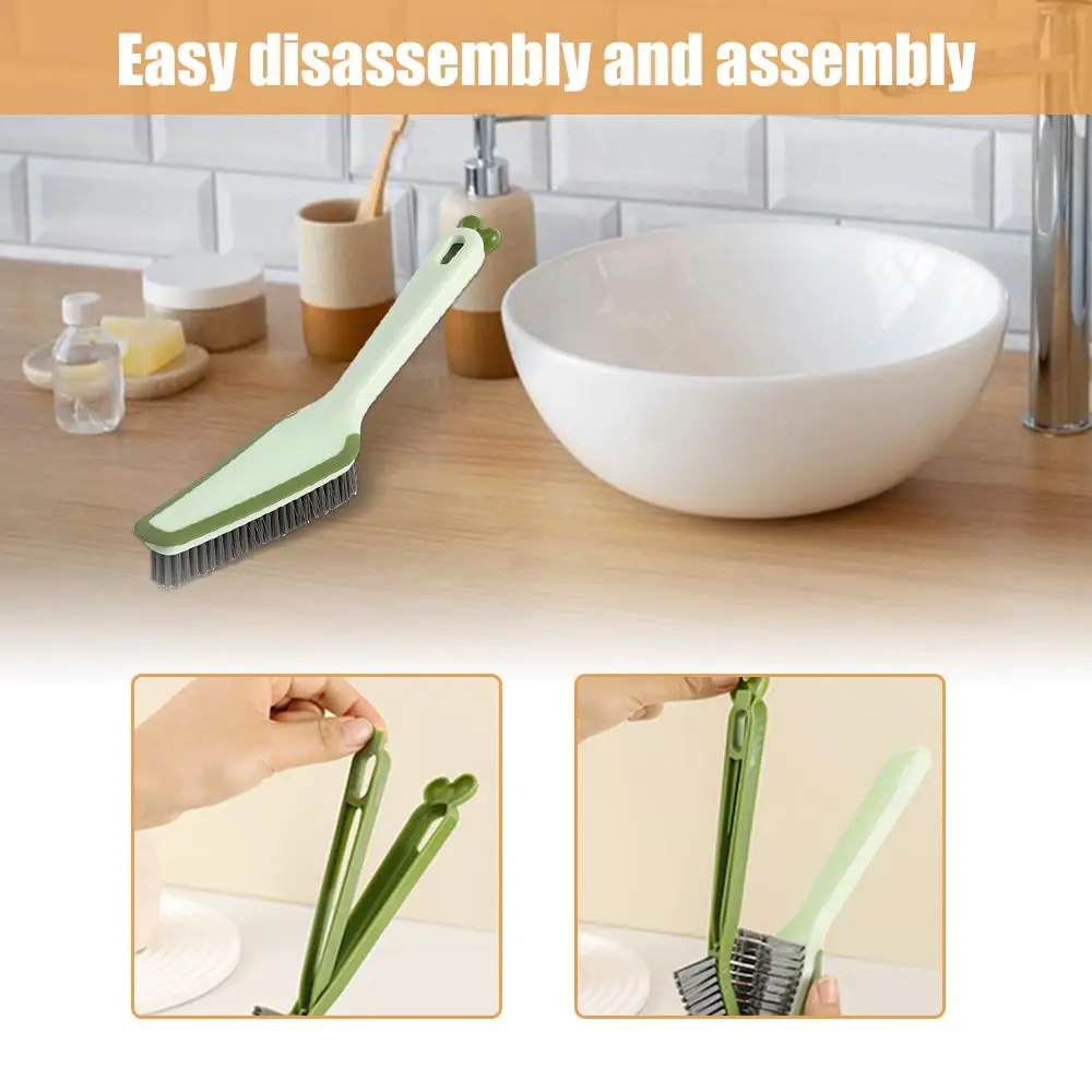 4 in 1 Multifunction Rotating Crevice Cleaning Brush, 2024 Upgrade Hard Bristle Crevice Gap Cleaning Brushes, No Dead Corners Ha 5