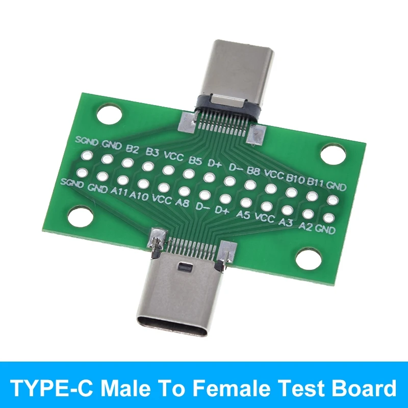 TZT タイプ C オスメス USB 3.1 テスト PCB ボードアダプタ
