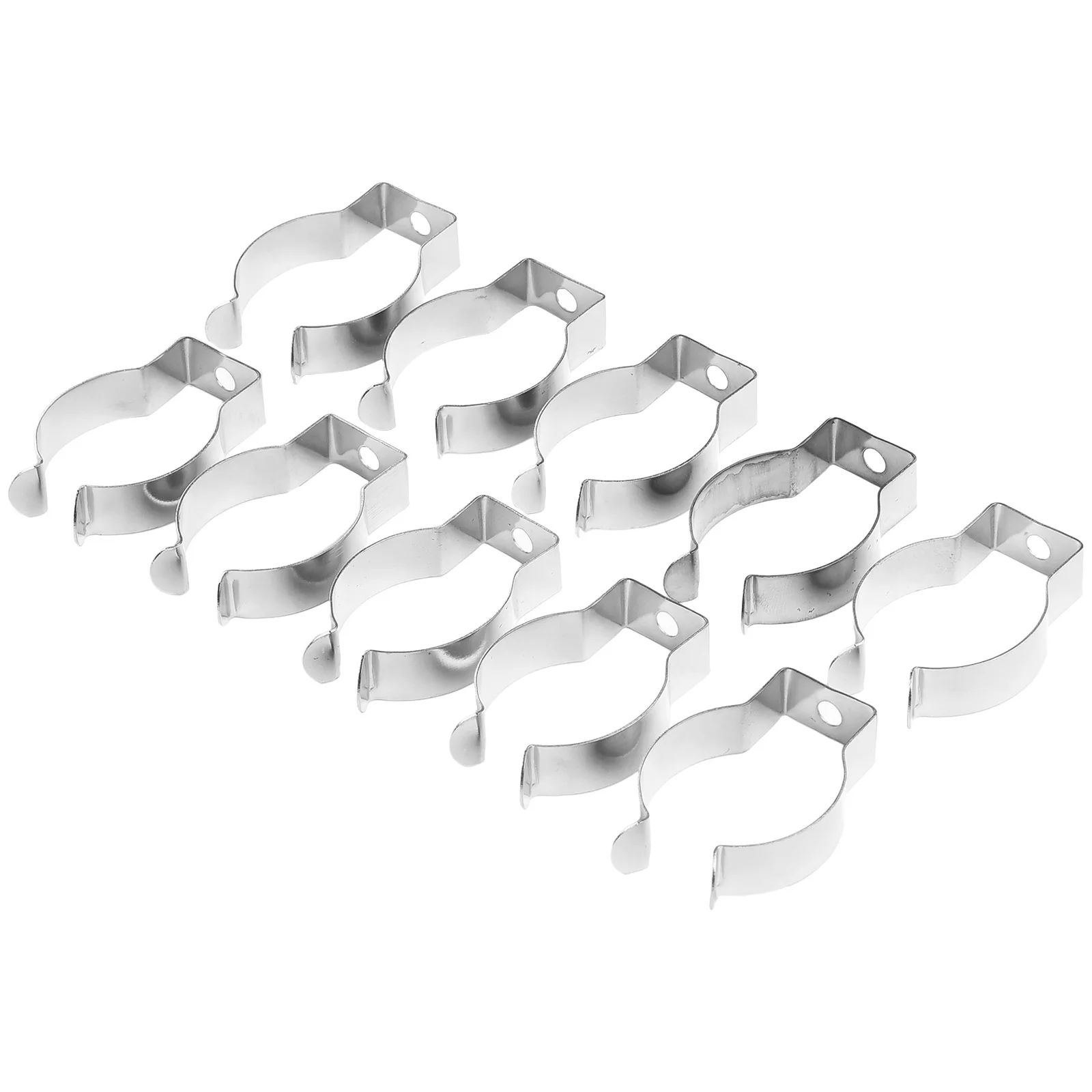 10pcs Heavy Duty Narrow Base Tool Spring Terry Clips Heavy Duty Tool Storage Hangers For Garages Sheds Hardwares