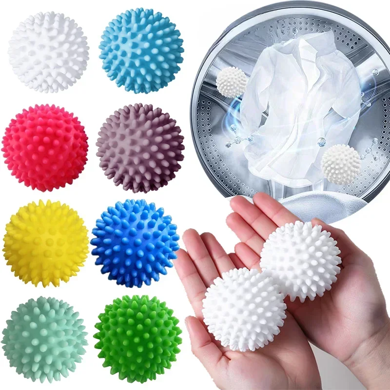 Magic Laundry Ball Reusable PVC Solid Cleaning Ball Household Cleaning Washing Machine Accessories Clothes Softener