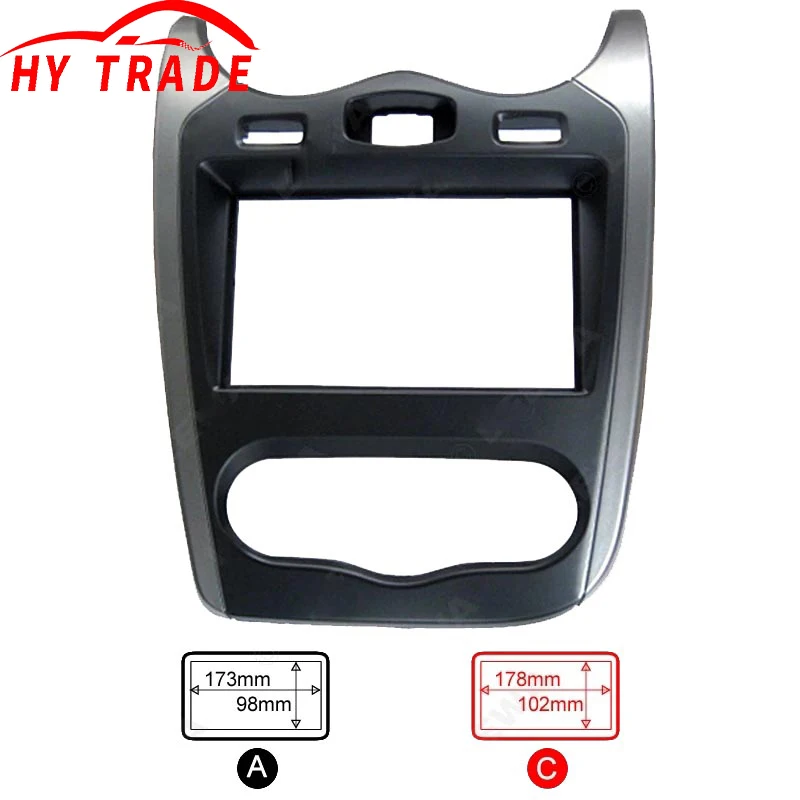 

HY 2 Din car Radio Fascia Panel DVD Dash For Renault Sandero Lergus Largus Dacia 2013-2017 car multimedia player frame