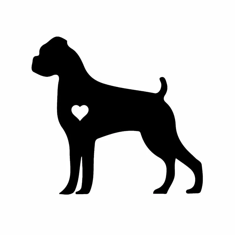 Щенок боксера Love Adopt Black/Silver 15 5 CM * 14 3 |