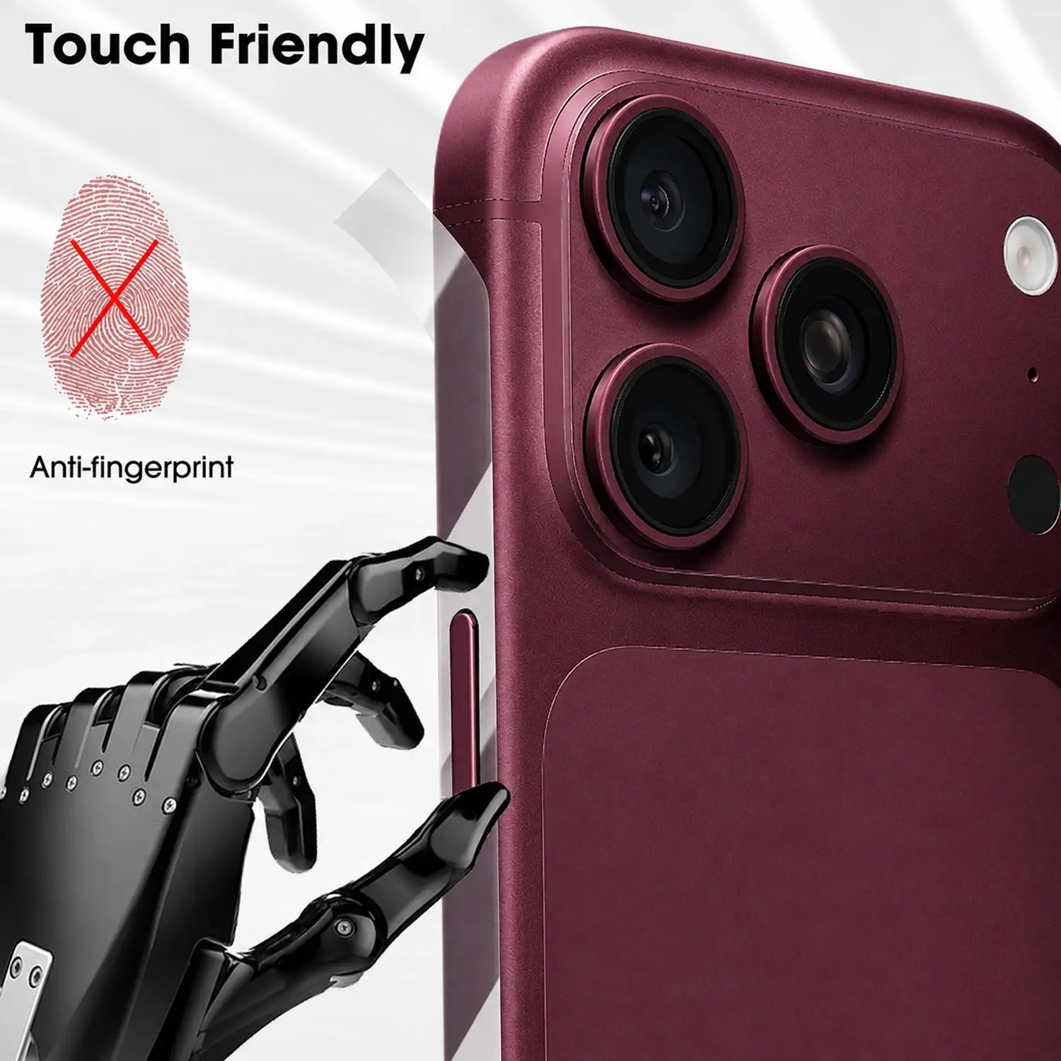 Side Protective Hydrogel Films with Anti-Scratch Clear Frame Coverage