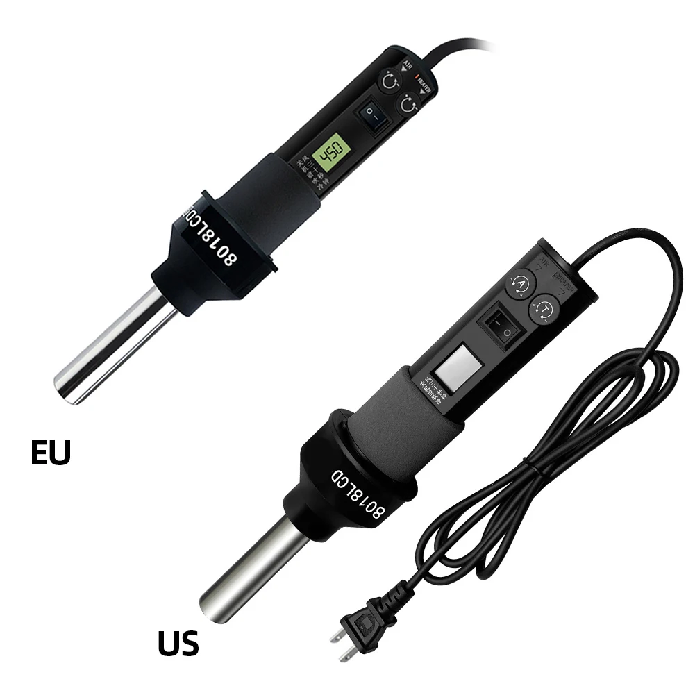 110V 220V Hot Air Rework Station Temperature Adjustable Soldering Hot Air Gun Desoldering Soldering Station for IC SMD BGA