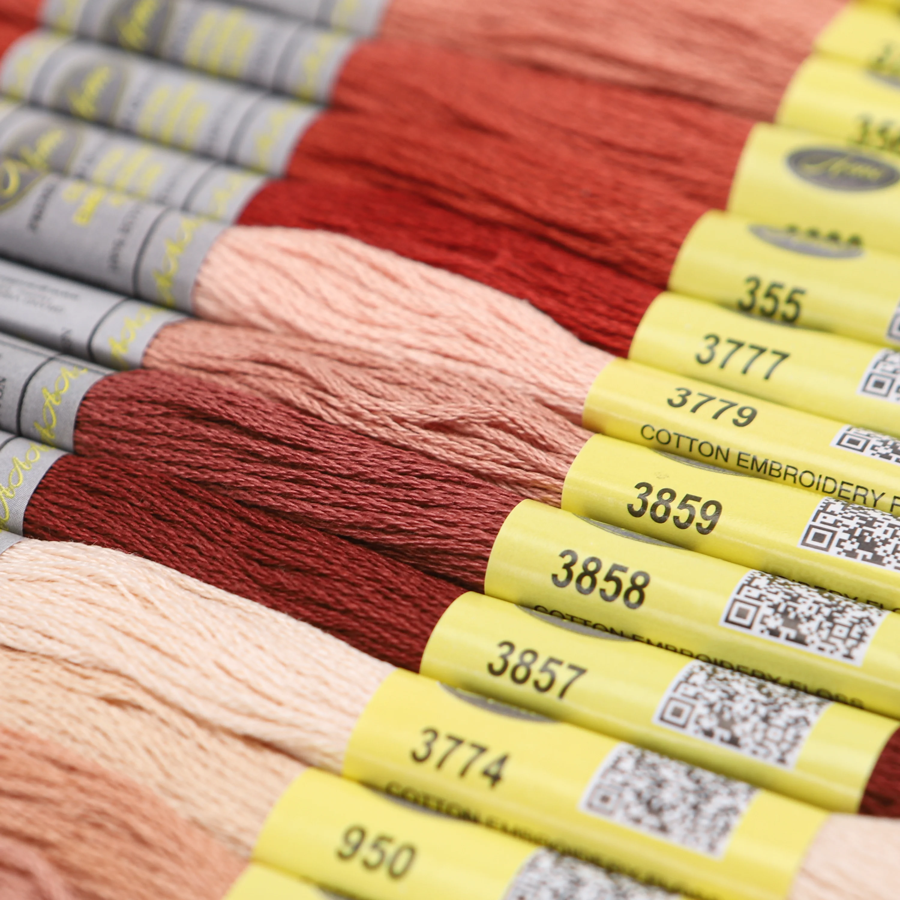 16th DMC Chart Column Brown 12 Skeins 8M Mercerized Egyptian Cotton Embroidery Floss Cross Stitch Mouline 27 Colors Available embroidery thread,cross stitch kit