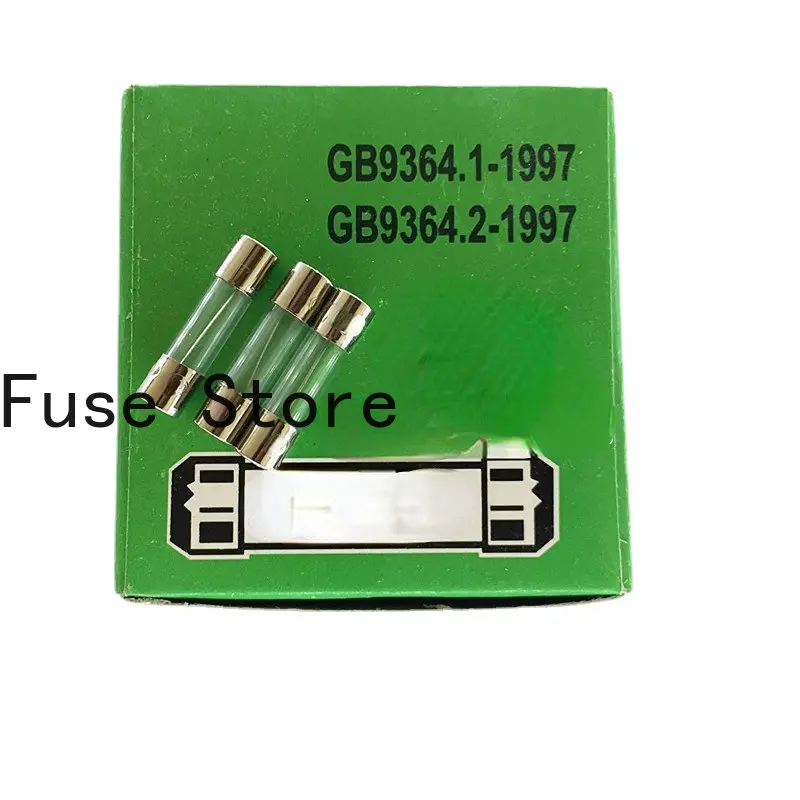 

10PCS 5*20 Glass Fuse Tube F0.5A F0.6A F0.63A F0.8A 250V CE CCC