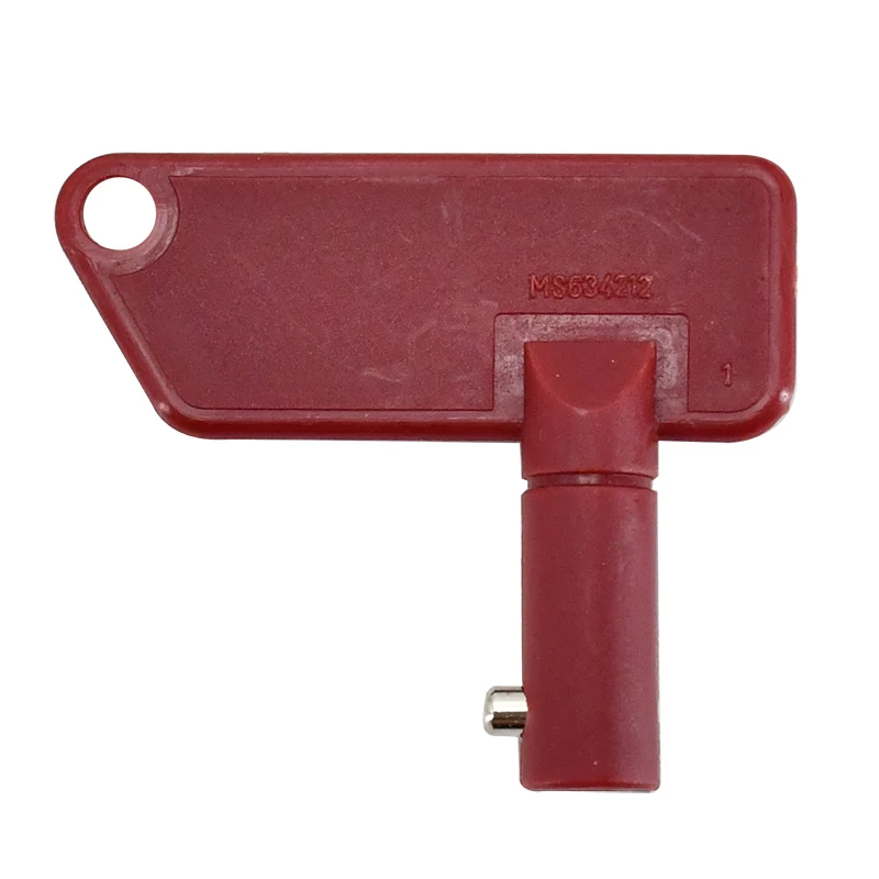 ELI80-0135 MS634212 87185 0-605-99 100PCS Ignition Key Compatible With Terex Battery Disconnect Isolator Compatible With Volvo