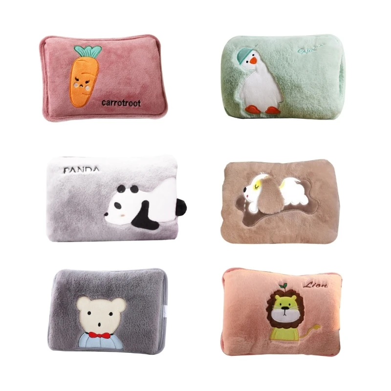 

Hot Water Bag with Plush Cover Winter Hand And Feet Warmer Hot Water Bag