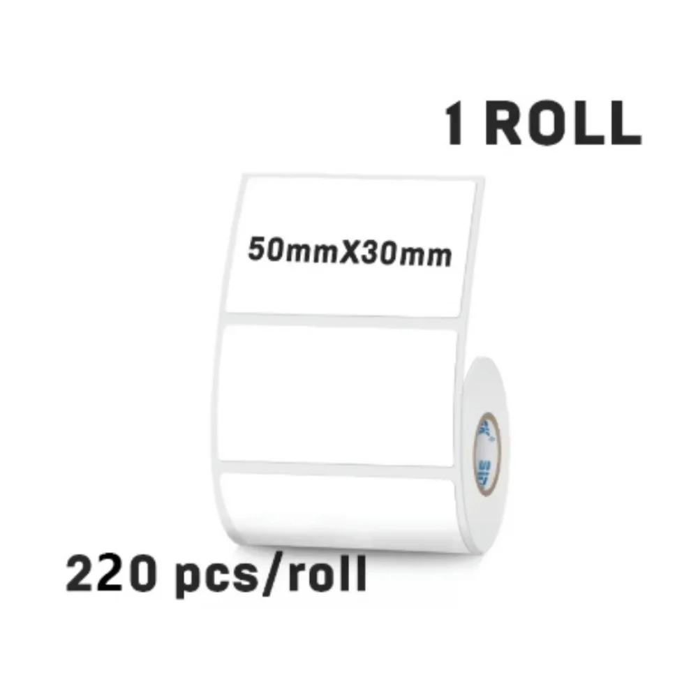 50 mm breites Thermoetikett, wasserdicht, weiß, selbstklebend, Etikettenpapier, Preis, DIY-Geschenk-Etikett, Kleidung für Thermodrucker – Detail 12