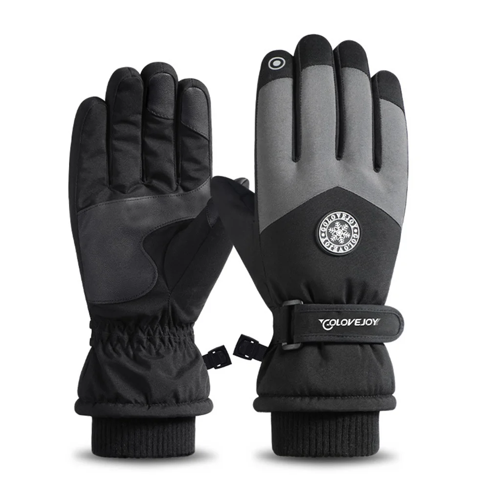 winter gloves motorcycle snow skiing climbing gloves outdoor cycling waterproof and anti slip plush thick warm mittens gloves Winter Gloves Motorcycle Snow Skiing Climbing Gloves Outdoor Cycling Waterproof And Anti Slip Plush Thick Warm Mittens Gloves