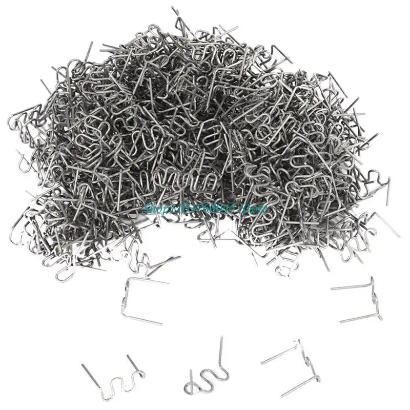 R53F 500 Pcs 스테이플용 플라스틱 핫 0.6/0.8mm 금이 간 영역을 함께 연결하기 위한 것