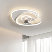 Ventilateur électrique avec lumière LED moderne, lampe de plafond 220V avec télécommande, lumière pour chambre d'enfant, décoration de la maison, lumière pour salle à manger et salon 3