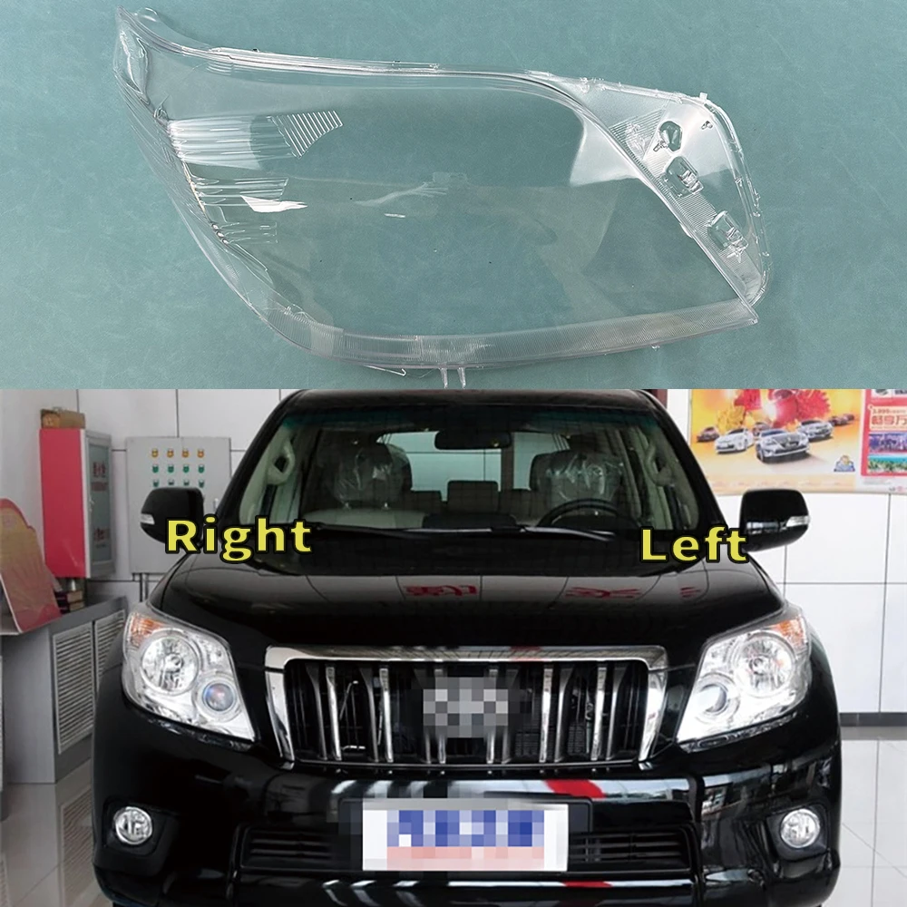 

For Toyota Prado 2009 -2013 Car Front Headlight Lens Cover Auto Shell Headlamp Lampshade glass Lampcover Head lamp light cover