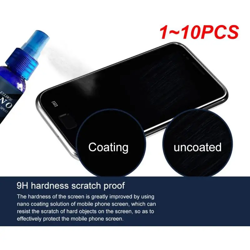 1 ~ 10Pcs Nano Liquid Glass Screen Protector Per Telefoni Cellulari Tablet Orologi Occhiali Fotocamere Smartphone Universale