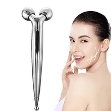 

3D Handheld 2-wheel Muscle Body Shape Beauty Tools Slimming Machine Wrinkle Remover V Face-Lift Y Vorm Roller Type