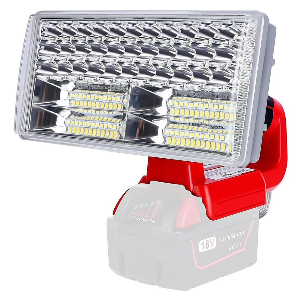 3/5/8 inch LED Lamp Work Light For Milwaukee 18V Li-ion Battery Electric Torch