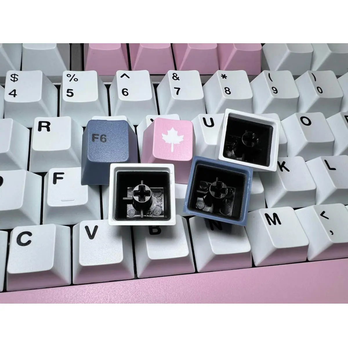 daye keycaps cereja perfil de duas cores moldagem abs keycap adequado para vários layout teclados mecânicos