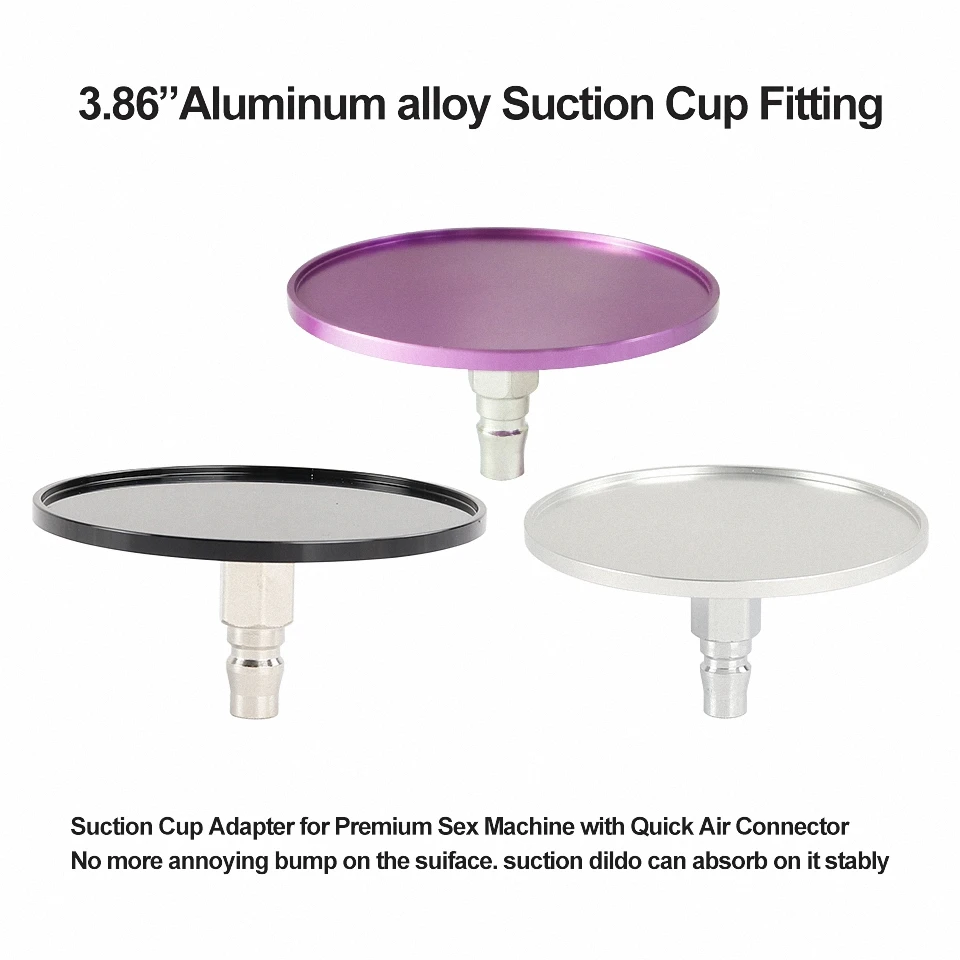 DTSUDU Metal Suction Cup Sex Machine Dildo Sucker 3XLR Vac-U-Lock M10 Love Machine Quick Connector Lock Stop Rotation