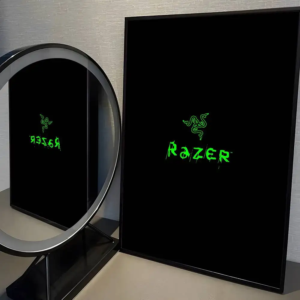 Mode Logo R-Razer Poster Aufkleber Vintage Film Poster Drucken Wasserdichte Wand Kunst Für Wohnzimmer Schlafzimmer Home Decor – Detail 16