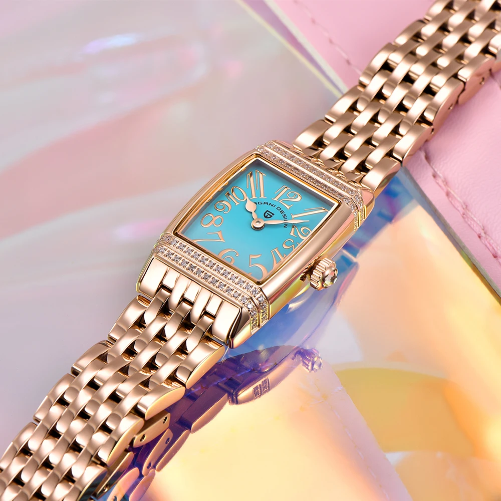 2022 PAGANI DESIGN New Women's Quartz Watch Switcherland Classic Movement Sapphire Stainless Steel 50Bar Sport Clock Reloj Mujer