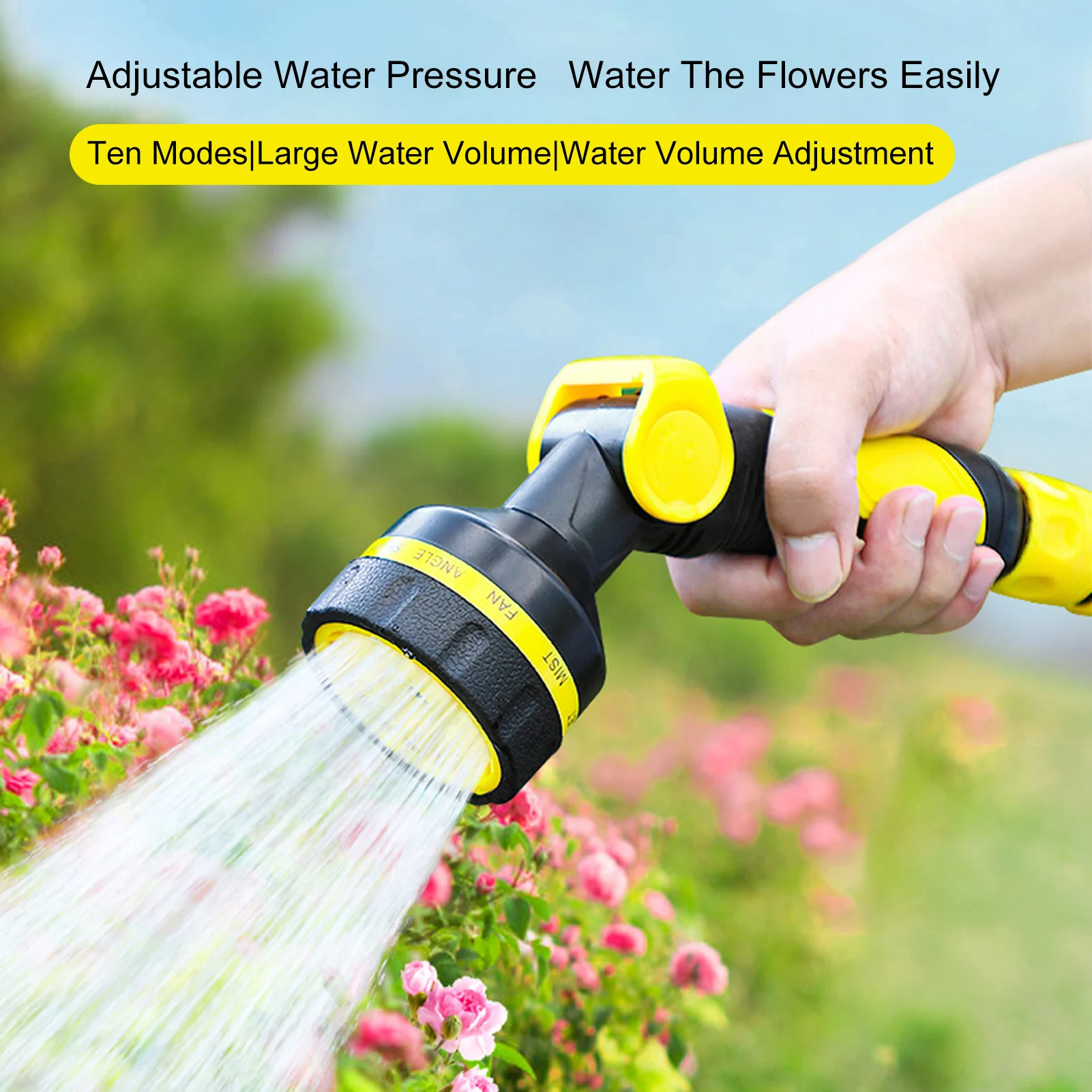 Multi-function Garden Water Spray Gun for Car Washing Home Lawn Flora Watering 