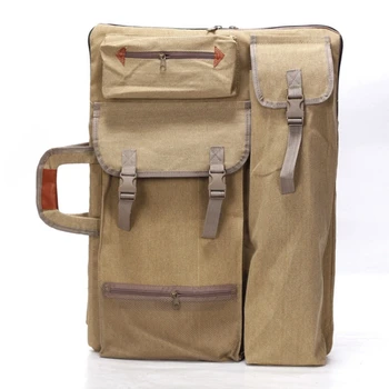Zaino in tela Borsa da tavolo da disegno multifunzionale 4K Schizzo per esterni Forniture artistiche Forniture per pittura Borsa da cavalletto