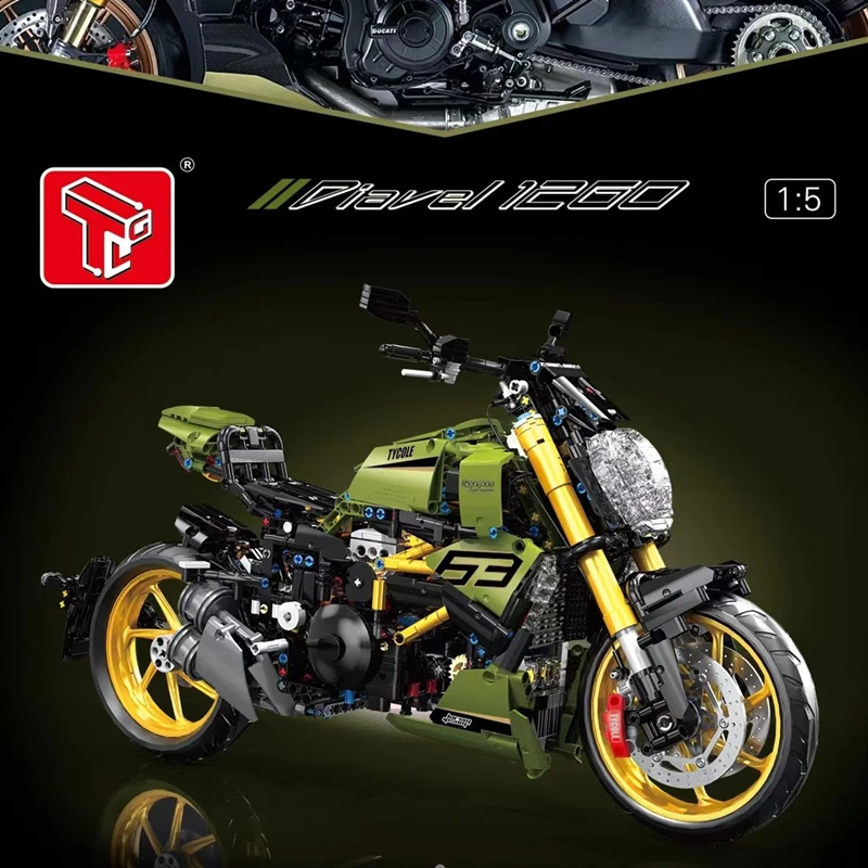 

T4021 T4022 City GS Adventure Motorcycle Model MOC Building Blocks 1:5 Racing Car Motorbike Vehicle Bricks Children Toys Gifts
