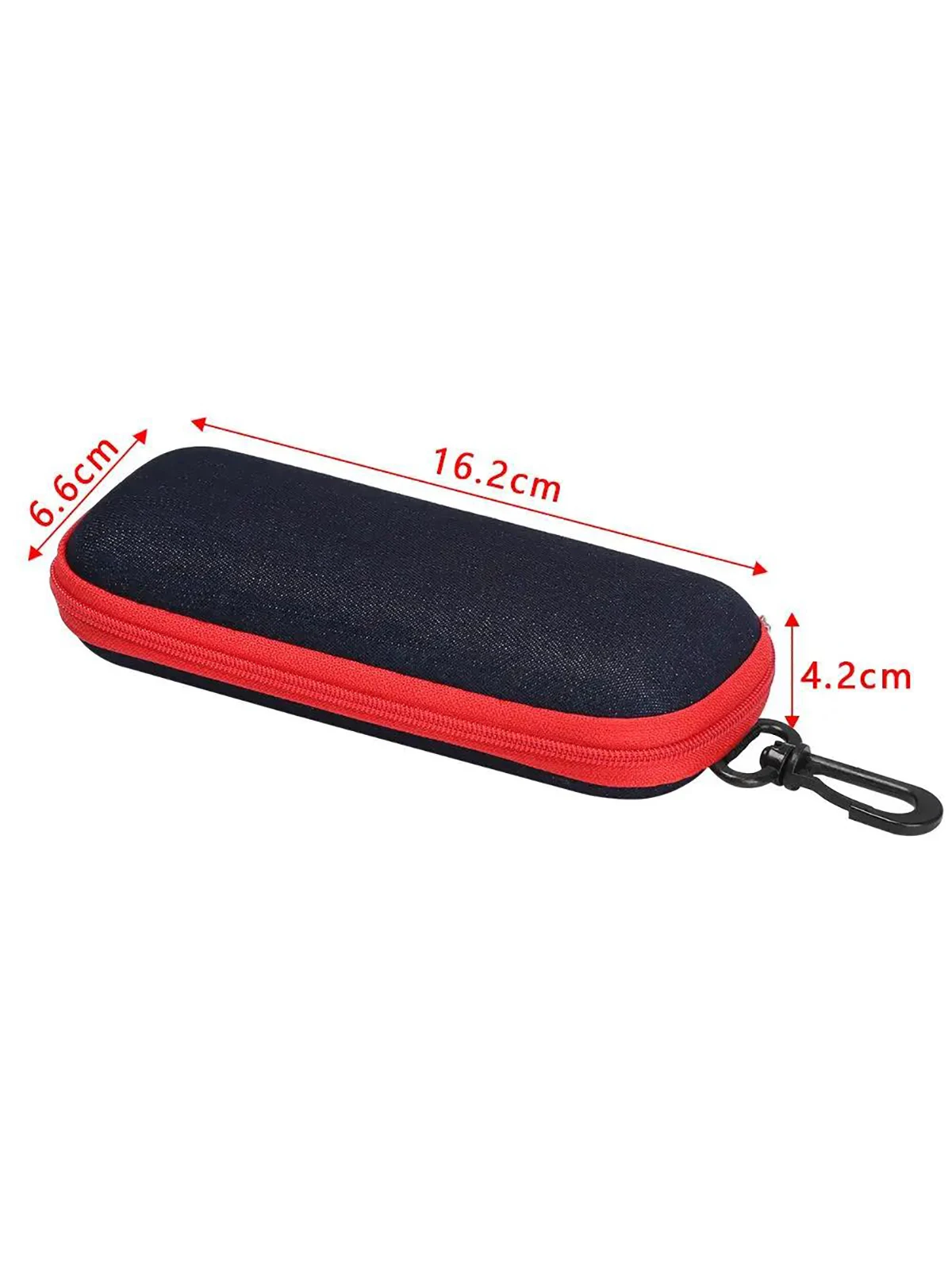 1pc Trendy Klassische Harte Gläser Fall Tragbare Zipper Sonnenbrille Lagerung Box Einfache Schutz Brillen Zubehör Für Männer Frauen – Detail 3