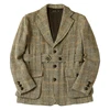 Men's Tweed Norfolk Jacket Safari Style Vintage England Suit 1