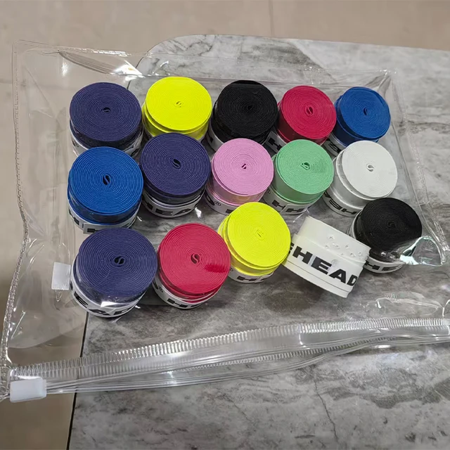15PCS head Sticky Anti-skid Tennis Racket Grip Anti-Sweat Badminton Grips Tennis Raquet Overgrips 4