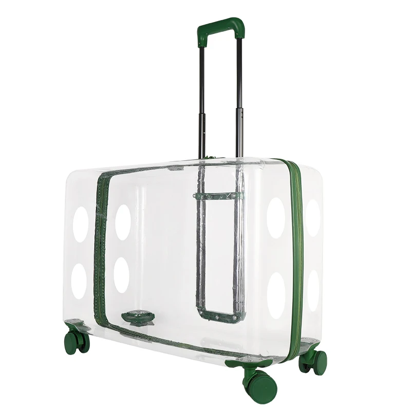 

PC Material Travel Hiking Walking Outdoor Use Space Capsule Transparent Bags for Cats and Dogs Pet Carrier Trolley Case