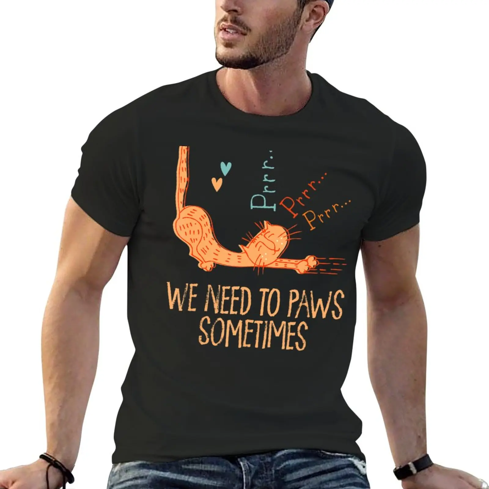 

Need To Paws Sometimes Cat Lover Workout T-Shirt Tee shirt oversized t shirts black t-shirts for men