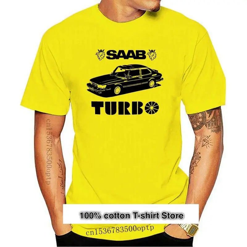 Camiseta De Algodon Suave Saab 900 Turbo, Varios Colores, S-3Xl, Rally, Carreras, Wrc, Nueva