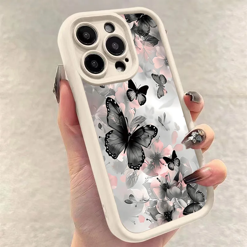 Butterfly Print Anti-Drop Phone Case Cover