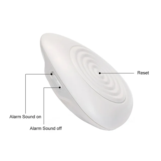 2X Tuya Zigbee Water Level Sensor Smart Water Leakage Alarm Detector Flood Alert Overflow Security Protection-Y47A 2