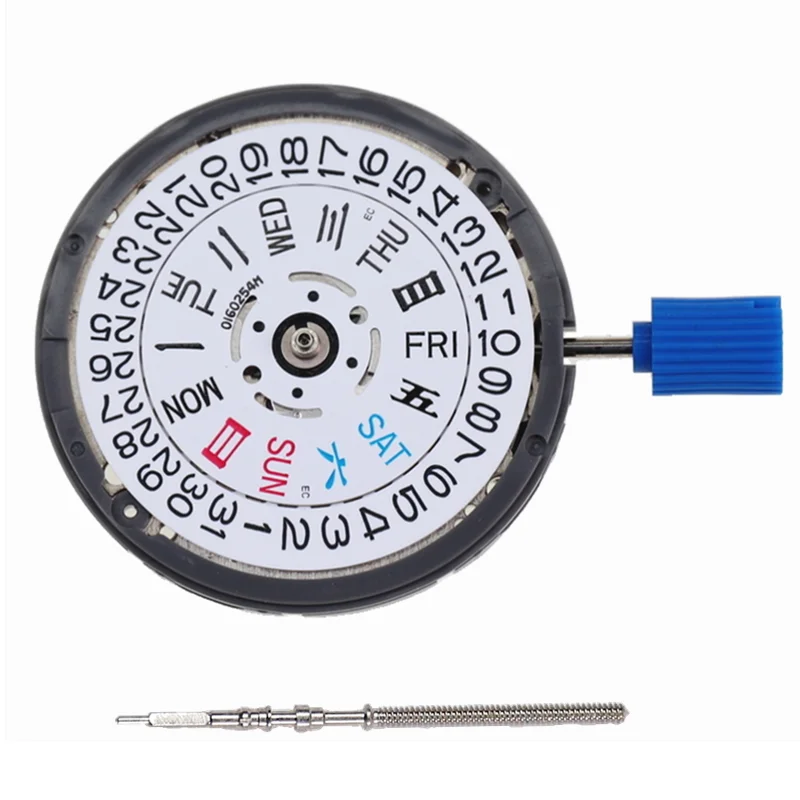 Watch Movement White Nh36a Three-dot Double Calendar Automatic Mechanical Movement At 3 At 3.8 for Skx007 SEIK Watch MODs Dial Repair NH36