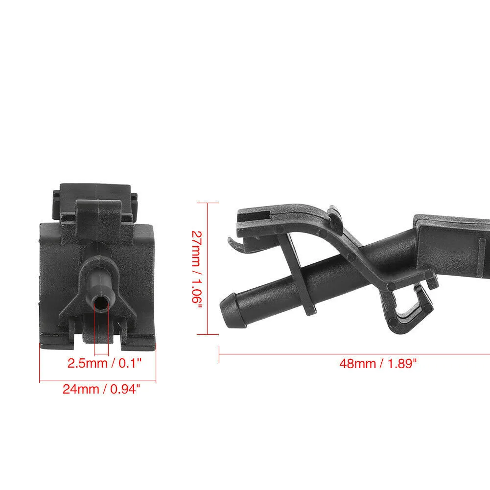

Tool Wiper Nozzle Household Tools Equipment Plastic Replacement Spray Washer Water Windshield 2pcs Accessories