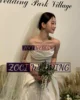Zoci Elegant Strapless Korea Wedding Dresses Soft Satin Pleats V Neck Photos Shoot Dress Customized Backless Corset Bridal Gown 3