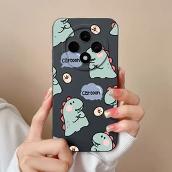Enhanced Liquid Silicone Full Coverage Phone Case with Simple Design for Oppo Reno12F (4G 5G) (TYB49)