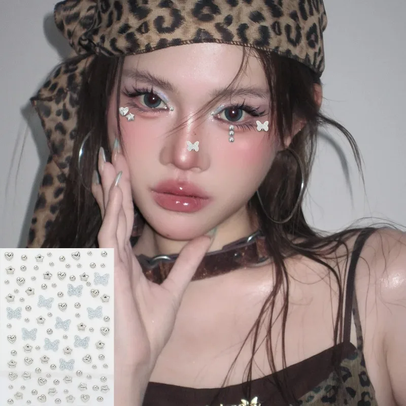Gold Silver Temporary Tattoos DIY Body Art Stickers