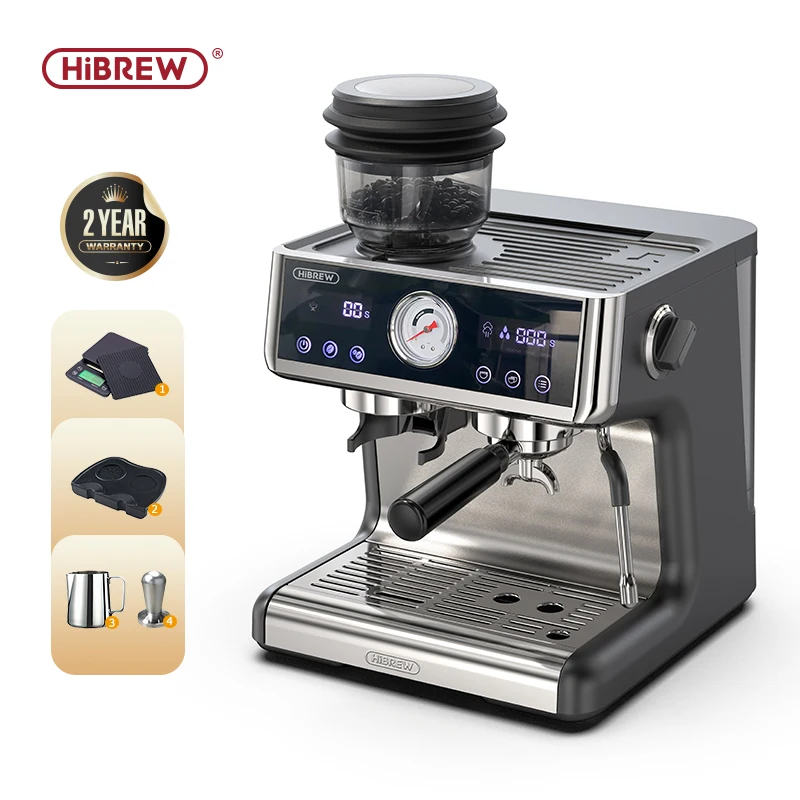 نظام غلاية مزدوجة HiBREW Barista Pro 20Bar Bean إل...