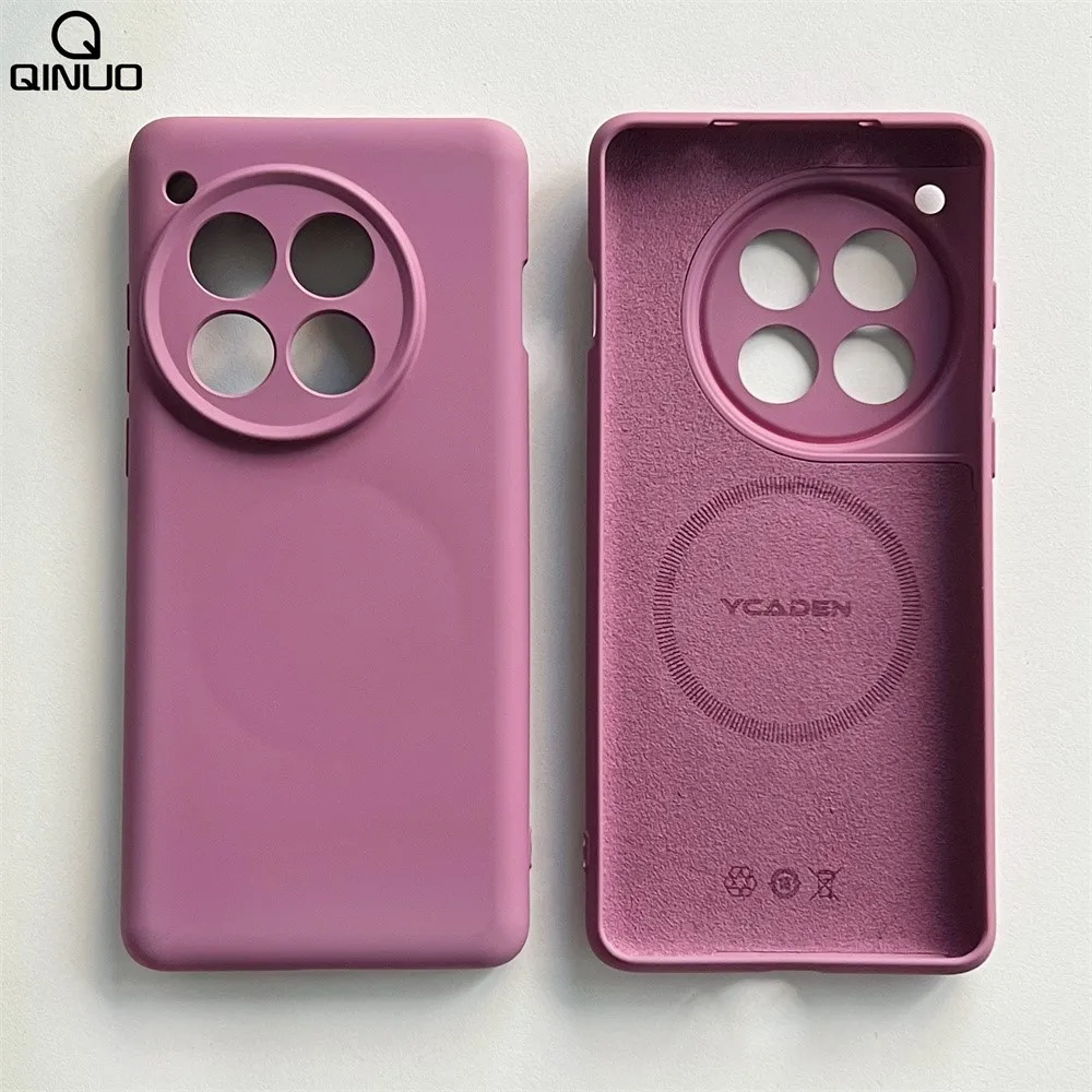 Wireless Charging Magsafe Liquid Silicone Phone Case with Magnetic Slim Design and Camera Protection