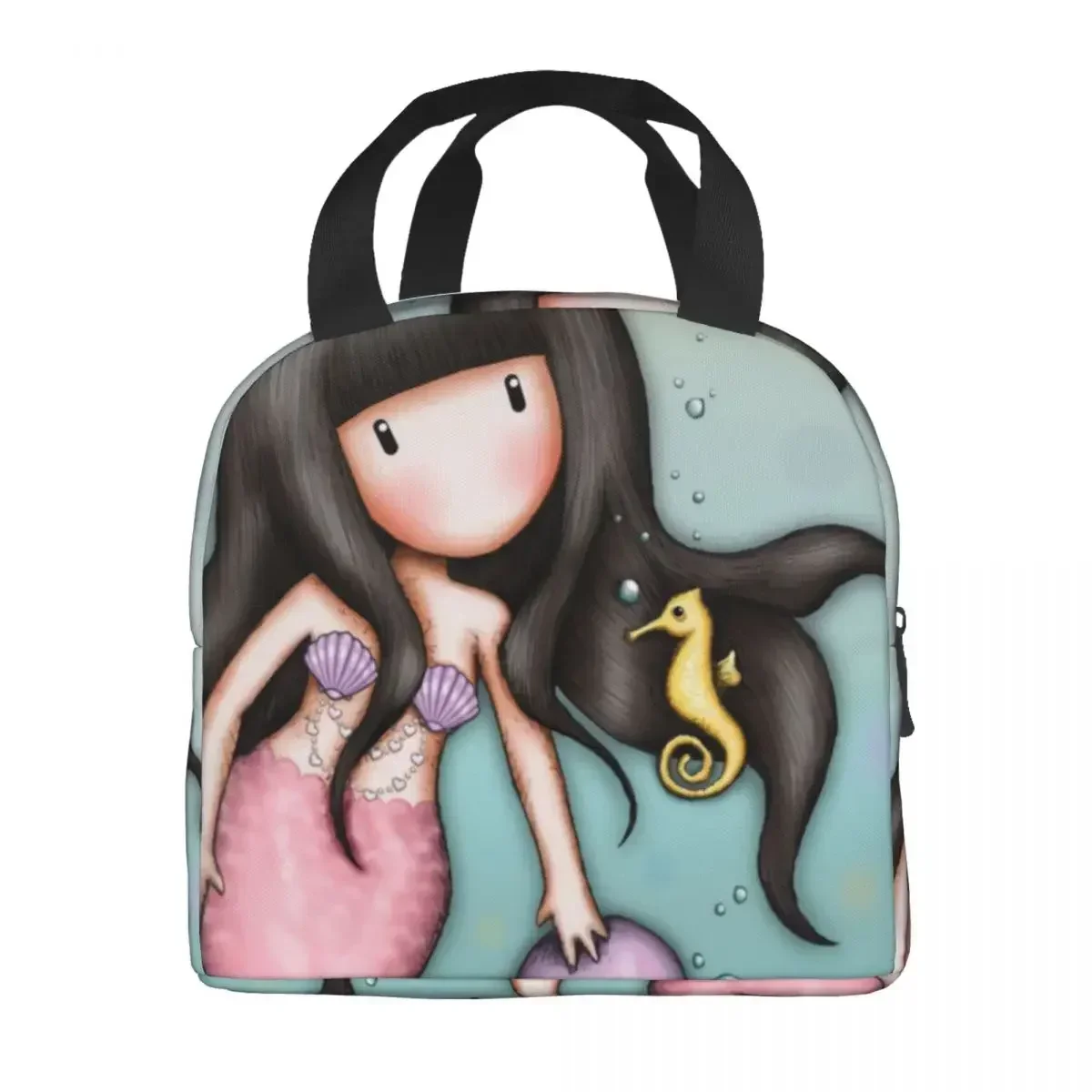 Custom Santoro Gorjuss Cartoon Lunch Bag Women Warm Cooler Insulated Lunch Boxes for Kids School Fruit Fresh Storage Bag 3