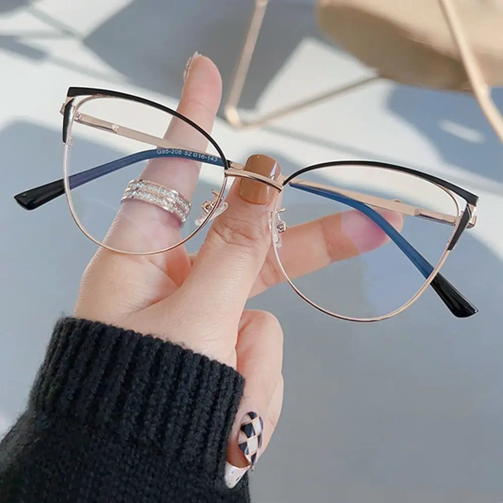 Blue Light Blocking Women Designers Eyeglasses Optical Spectacle Computer Eye Protection Glass Fashion Eyewear