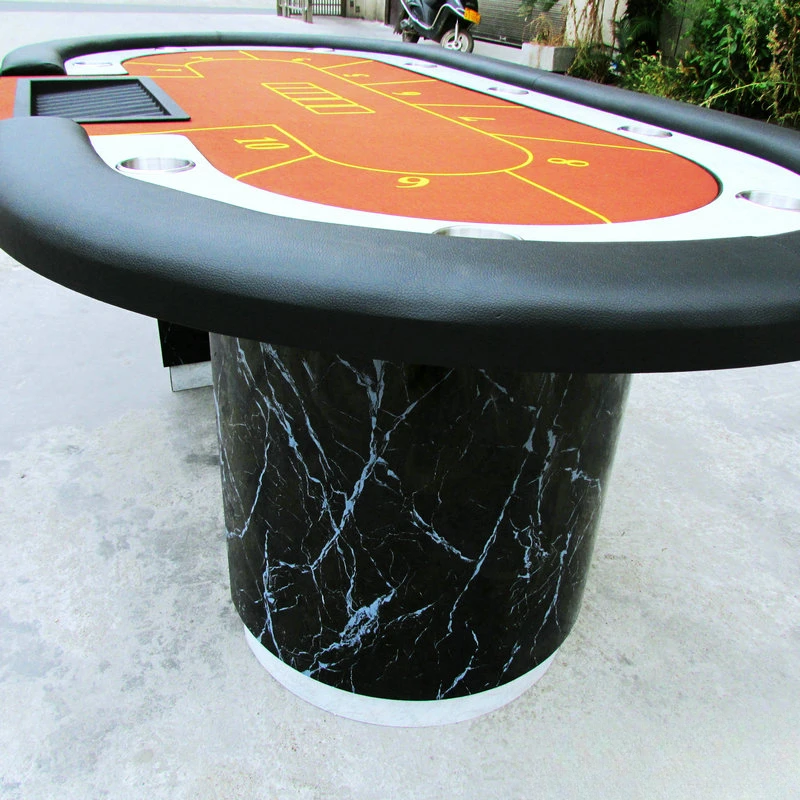 Il Nuovo Tavolo Con Chip Da Tavolo Texas Hold 'Em Tavolo Da Attività Con Giradischi Per Dadi Di Dimensioni Baccarat.