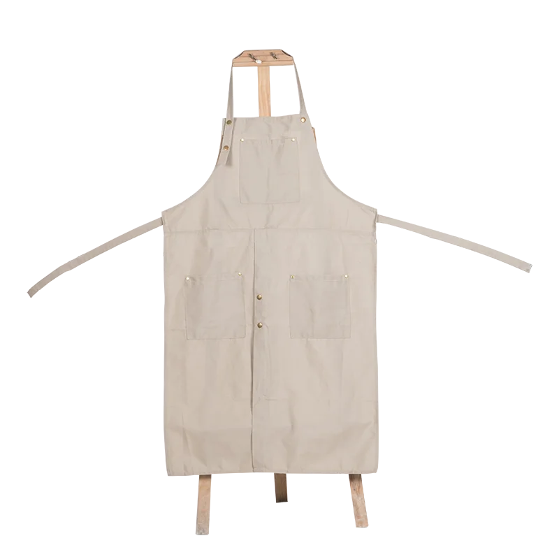 Pottery Apron DIY Ceramic Sculpture Mud-retaining Overalls Oil-proof and Anti-fouling Adult Canvas Painting Apron 137*64cm images - 6