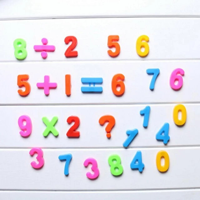 Alphabet Lettres et Chiffres Magnets Frigo Magnétique Éducatif Enfants  Jouet